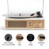Crosley CR6045A-CR Miles 3-Speed Bluetooth in/Out Record Player Turntable with Built-in Speakers, Crme view 2