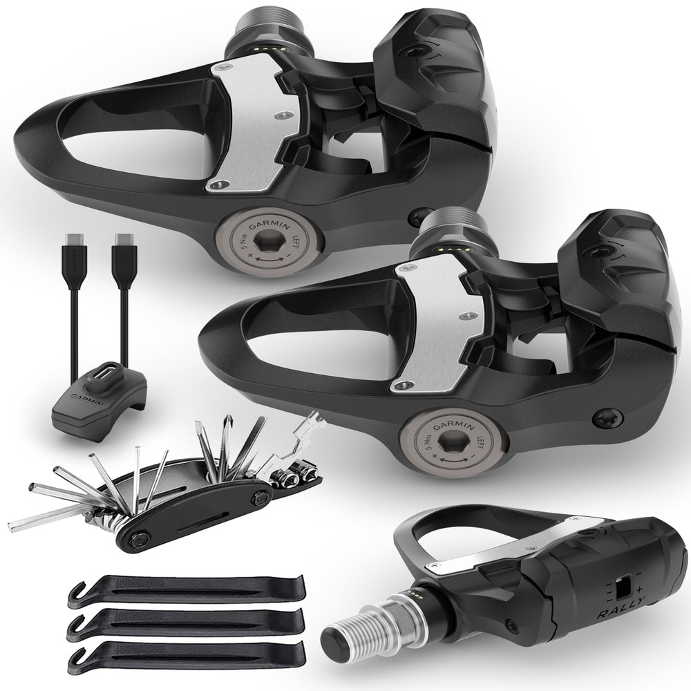 Garmin Rally RK110 Power Meter Pedals PlayBetter Bike Tool Bundle