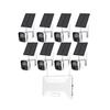 AKAVIG 8CH Outdoor 4MP HD Solar Power Security Camera System with 8 Cameras, Wireless WiFi Solar Home Surveillance NVR Kit with Two-Way Audio, Motion Detection view 1