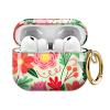 Cute Hard Case Compatible with AirPods Pro 3rd Generation Case (2025), Shockproof Protective Cover with Golden Keychain Ring Clip (Cartoon Flower) view 1