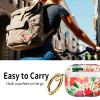 Cute Hard Case Compatible with AirPods Pro 3rd Generation Case (2025), Shockproof Protective Cover with Golden Keychain Ring Clip (Cartoon Flower) view 3