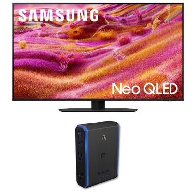 Samsung QN50QN90FAFXZA 50 Inch Neo QLED 4K QN90F Vision AI Smart TV with an Austere 5S-PS4-US1 4-Outlet Power (2025)