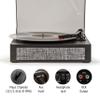 Crosley CR6042A-BK Scout 3-Speed Bluetooth Turntable with Built-in Speakers, Black view 2