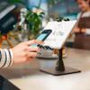 ARKON Mounts Slim-Grip Ultra Pro POS Tablet Stand | Heavy-Duty Countertop Tablet Holder with Weighted Base & Clamp | Adjustable, Stable Retail & Restaurant Setup for iPad, Samsung, Surface & More view 2