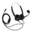 H360D RJ Binaural Phone Headset, Business Headphones with Noise Canceling Microphone, Double Sided Telephone Headset for Call Centers Online Courses, Comfortable Ergonomic with RJ view 2