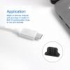 DMiotech 10 Pack VGA Port Cap Electrical Silicone Dustproof Caps Protective Cover for VGA, Black view 2