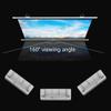 100 Inch Manual Roll-Up Projector Screen Wall-Mounted, 4:3 HD Large Projection Movie Screen for Home Theater, Office, Party view 4