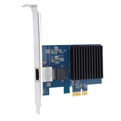 Bewinner 10G RJ45 PCIe Network Card for Desktop High Speed Ethernet Adapter and 10Gbps/5Gbps/2.5Gbps/1 Server, Compatible with PCI Express Gen 4 X1, for Network Enthusiasts