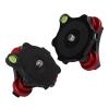 Keenso Adjustable LP64 Aluminum Alloy Leveling Base with Triple Wheel Leveler Bubble Level for Camera Tripod, Great for Landscape Photography Enthusiasts view 4
