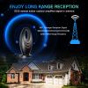 2025 TV Antenna for Smart TV and Old TV, 2800+ Miles Range HD Digital TV Antenna Indoor with 360 Signal Strongest Booster, Supports Local Channels 1080P 4K Reception for Home, RV, Camping (36ft) view 3