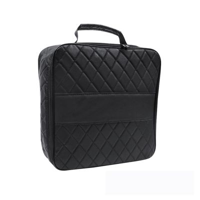 EV Charging Cable Storage Bag for Lordstown Endurance 2023, PU Leather Water Resistant Organizer, Large Capacity Portable Case with Handle, Cable Organizer Case,B Leather Texture Texture