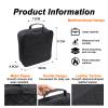 EV Charging Cable Storage Bag for Lordstown Endurance 2023, PU Leather Water Resistant Organizer, Large Capacity Portable Case with Handle, Cable Organizer Case,B Leather Texture Texture view 2