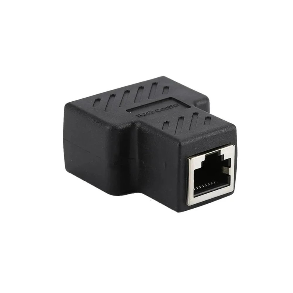 RJ45 Ethernet Cable Female Splitter Adapter Connector