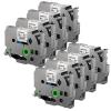 18mm Label Tape Compatible with TZe-241 Brother Label Maker Tape 18mm 0.7 Inch Tz Laminated White TZe241 PTouch Black on White for PTD410 PT-D400 PT-D610BT PTD600 Refill, 3/4 Inch, 8 Pack view 1