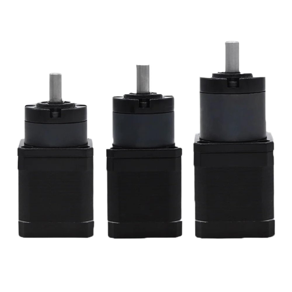1pcs 3.71:1-139:1 Ratio NEMA17 42BYG Stepper Motor 34MM 40mm 48MM 60MM Body Length with Planetary Gear Stepping Motor with Gearbox(Ratio 140 to 1,Length 34mm-0.27Nm)
