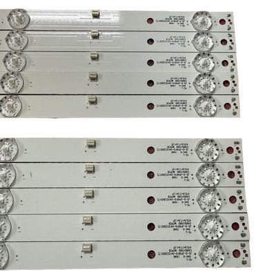 SONGYAWEIM 10pcs/Set LED Strip for AKAI CTV500 CTV500TS Curved CTV5035 CTV5035SMART Curved DU49 1000 JS D JP4910 041EC E49DU1000 YS L(10PCS Set for 1 TV)