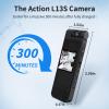 BLVBWSD Mini Body Cameras with Audio and Video Recording - Small Body Camera 1080P with 64G Card - Wearable Personal Portable Cameras for Security Work Records Guard Traveling view 3