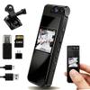 BLVBWSD 128G Mini Body Camera with Audio and Video Recording  1080P Body Cam with 180 Rotating Lens, 6H Playtime, Hands Free Recording Wearable Camera for Work, Guard Duty and Travel Recording. view 1