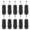 YINETTECH 10pcs 5.5 x 2.1mm Female to 3.0 x 1.1mm Male DC Power Adapter Converter for LED Light Strips Surveillance Equipment view 1
