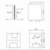 0.5W 0.5VA AC 220V to AC 6/9/12V PCB Board 4 Pin Encapsulated Transformer 1Pcs(2Pieces 6V) view 3