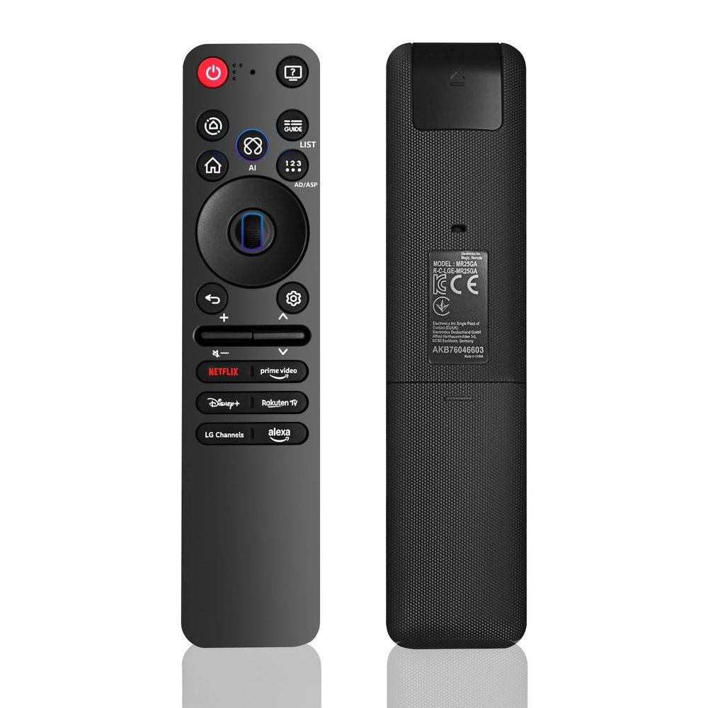 2025 New Remotes for LG Smart TV Remote,Replacement Magic Control for 2019 to 2025 LG TV,Compatible AN-MR25GA/AN-MR24GA/AN-MR23GA,AN-MR22GA/22GN,AN-MR21GA,for UHD OLED QNED NanoCell 4K 8K Models
