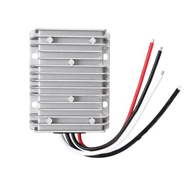 Reducer Converter Waterproof Buck DC 18-40V 24V to DC 24V 25A 30A Boost Buck Power Converter 720W Voltage Stabilizer Regulator for Cars Solar(18-40V to 24V 25A)