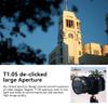 7artisans 35mm T1.05 Large Aperture Cine APS-C Lens Wide-Angle Manual Focus Low Distortion Mini Cinema Lens Compatible for Olympus/Panasonic Micro 43 Mirrorless Cameras Black view 3