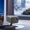 Hjdlhx Projector Stand 1/4inch Screw No Slip Foldable Rotating Base Desktop Wall Ceiling Mount Projector Holder for Home Theater, Black view 3