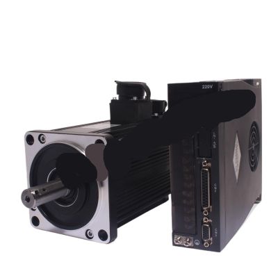 110ST-M06020 220V 1.2KW AC Servo Motor 1.2KW 2000RPM 6N.M. Servomotor Single-Phase AC Drive Permanent Magnet Matched Driver A1-3