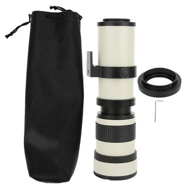 420-800mm Super Telephoto Zoom Telescope Lens for Mount Camera - Full Manual Focus, Multi - Coated Optical Glass, Ideal for Wildlife, Bird Watching, and Long - Distance Photogr