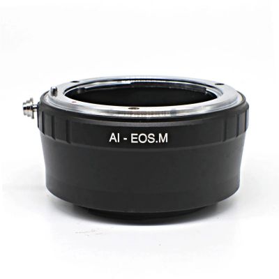 Ai-EOSM Adapter Ring for Nikon F Mount AI D Lens for Canon EF-M EOS M M2 M3 M5 M6 M10 M100 M50 Camera Excellent