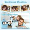 GKTZ Kids Camera Instant Print - 2.4" Eye-Care Digital Video Camera for Toddlers & Kids Ages 3-12, with 3 Rolls Paper & 32GB SD Card, 1080P, 18 Frames, Birthday for Girls view 4