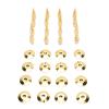 LAISANIM The Shock Insulation CD Player is Represented by a CD Subwoofer, a Complete Set of 16 Copper Tips for Cleaner and Lower Sound, Suitable for Speakers and Subwoofers view 4