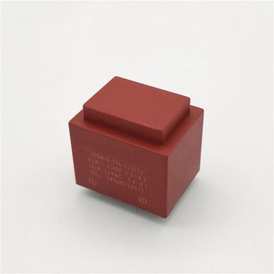 0.5W .5VA AC 220V to 6/9/12V PCB Board 4 Pins Single Phase Isolation Power Transformer(2Pieces 12V)
