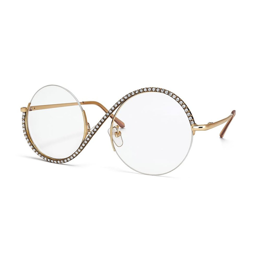 bullabulling Fashion Half round Reading Glass For Women Half-Rim Eyeglass Frame Large lens (AB, 1.75, x)