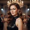 bullabulling Fashion Half round Reading Glass For Women Half-Rim Eyeglass Frame Large lens (AB, 1.75, x) view 4