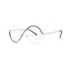 bullabulling Fashion Half round Reading Glass For Women Half-Rim Eyeglass Frame Large lens (white diamond, 2.50, x) view 1