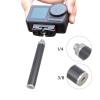 15mm Diameter 1/4in To 3/8in Threaded Studs Adapter Converting 1/4in To 3/8in Extension Rod For Photography Equipment Threaded Tripod Screw Extension Rod view 2