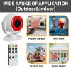 1 Pack Wireless Motion Detector Alarm for Indoor Use, PIR Motion Sensor with Sound Player for Pets, Dogs & Animal Deterrent, Intruder Alert & Remote Safety System, Noise Maker Sensor de Movimiento view 4