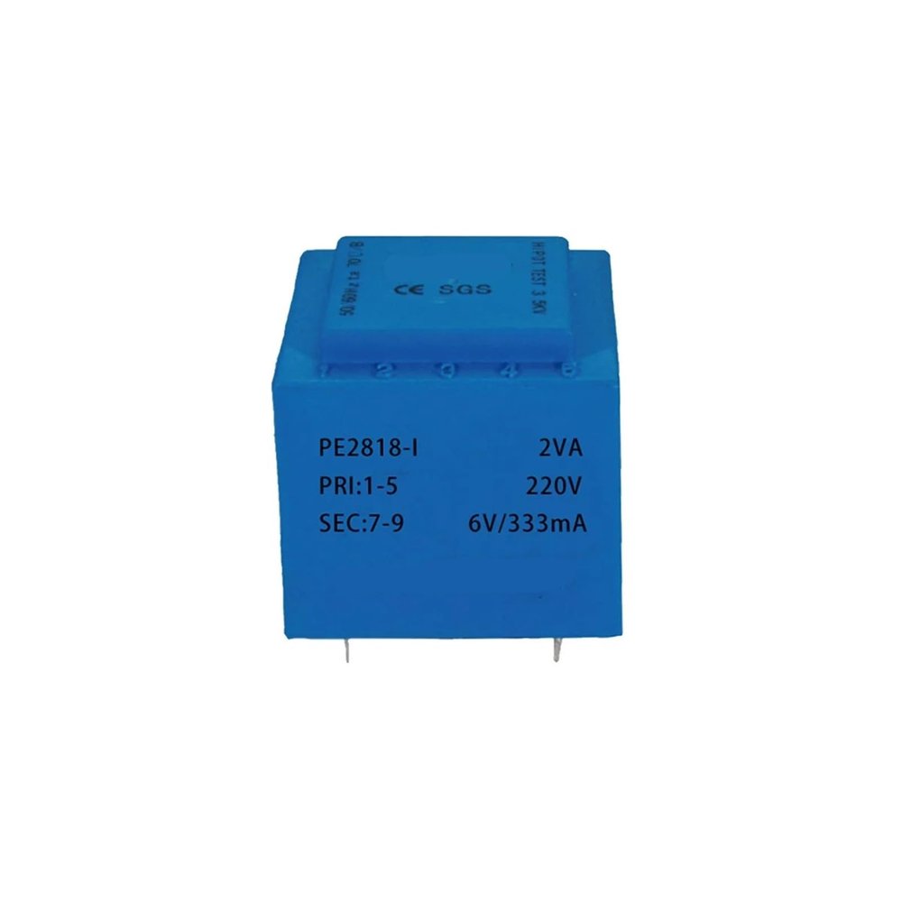 PE2818-I Power 2VA 220V / 6V/7.5V/9V/12V/15V/18V/24V Isolation Transformer 1Pcs(2VA 220V 15V)