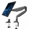 Aluminum Single Monitor Desk Mount, Pneumatic Spring Arm, Fits up to 32" Screen view 1