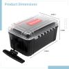 Airtight Protection Box, Heavy-Duty Plastic Container with Foam Guard for Electronics and Cherished Goods, Compact Dustproof and Impact-Resistant Organizer with Carry Loop view 4