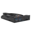 Bewinner USB3.2 Gen1 Type C Ditel Panel Ditel USB3.0 Plug and Front Panel 3.5 Inch Playback .2 Hub 19pin for XP 7 8 10 11 2003 view 4