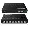 8/16 Ports KVM Switch/Distributor - USB Keyboard Mouse Sync Controller, DNF Game Control Synchronizer, for Game Tudios, Security/Stock Market Surveillance, Offices(8 Port) view 1