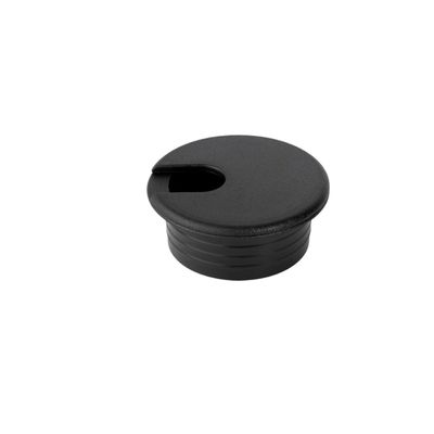 Cable Cord Grommet Black White ABS Grommets Gasket in Desk Table Furniture for Hole Cover Wire Pass Organizer(Black 1.5 Inch)