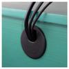 Cable Cord Grommet Black White ABS Grommets Gasket in Desk Table Furniture for Hole Cover Wire Pass Organizer(Black 1.5 Inch) view 3