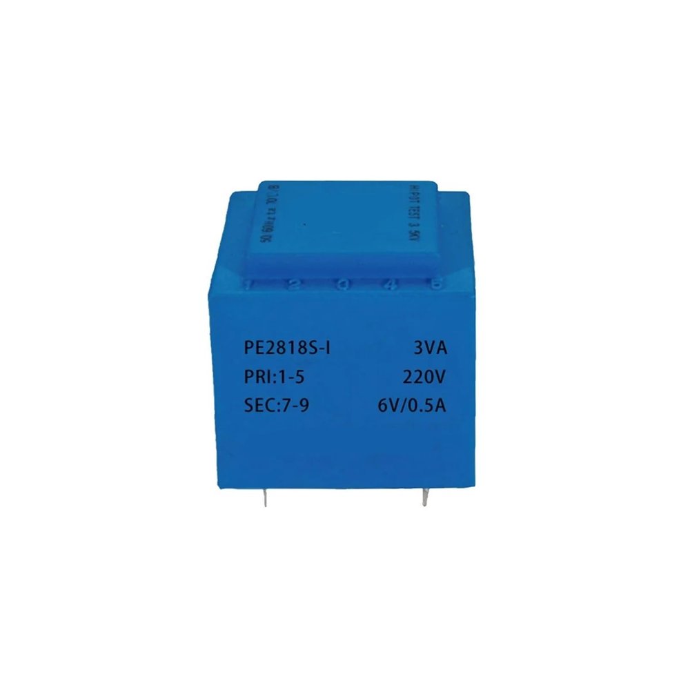 PE2818S-I Power 3VA 220V / 6V/ 7.5V /9V /12V /15V /18V /24V Encapsulated Transformer 1Pcs(3VA-220V-12V)