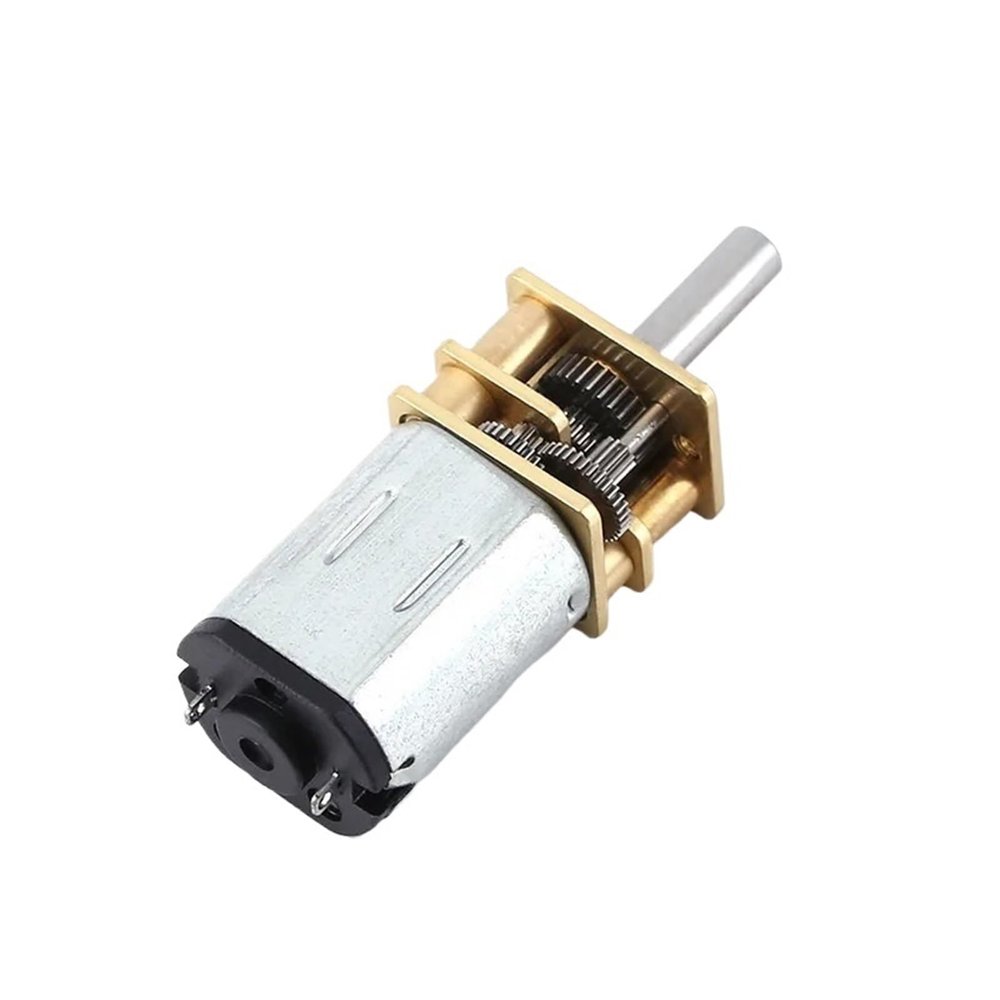 5pcs DC 3V/6V/12V N20 Mini Micro Metal Gear Motor with Gearwheel DC Motors 15/30/50/60/100/200/300/500/1000RPM(100_12V)