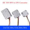 36V/48V to 24V DC Power Converter 3A 5A 10A 15A 20A 30A Auto Buck Regulator Step Down 1Pcs(20A) view 2
