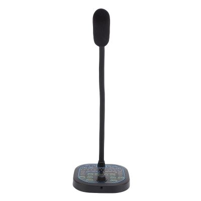 Bewinner Game Voice Changer Portable Microphone with 16 Light Laptop Dysguler for PC, Live Modes